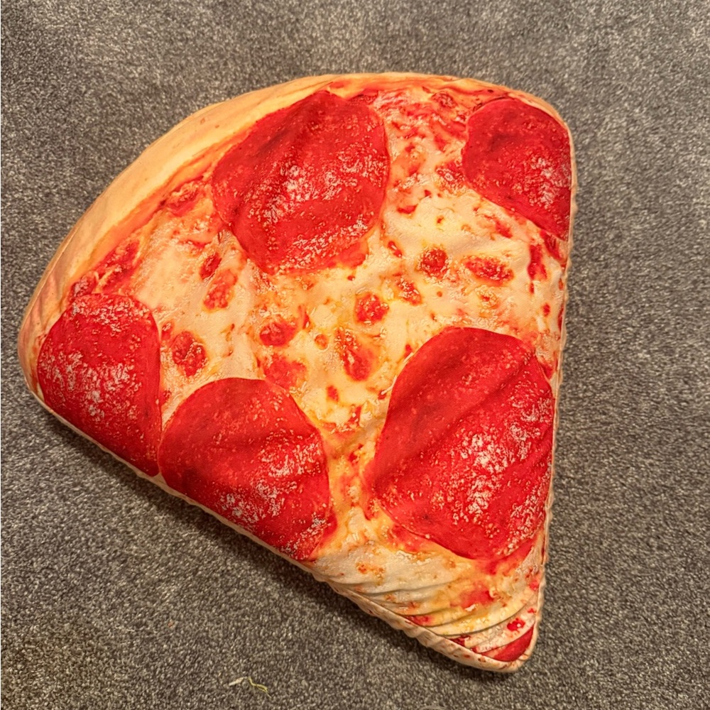 Pizza Slice Shaped Pillow